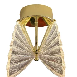 Applique murale LED design papillon doré CCT 3000K-4000K-6000K Mariposa Light Prestige