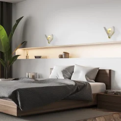 Applique murale LED design papillon doré CCT 3000K-4000K-6000K Mariposa Light Prestige