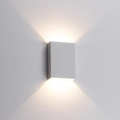 Applique Murale LED D'extérieur, Blanc Chaud 3000k Faisceau Lumineux Réglable étanche IP65