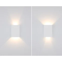Applique Murale LED D'extérieur, Blanc Chaud 3000k Faisceau Lumineux Réglable étanche IP65