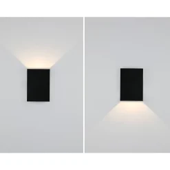 Applique Murale LED D'extérieur, Blanc Chaud 3000k Faisceau Lumineux Réglable étanche IP65