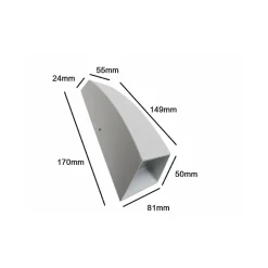 Applique Murale LED Double Faisceaux 7W IP44 BLANC - Blanc Chaud 2300K - 3500K - SILAMP