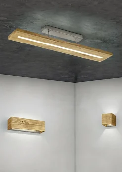 Applique murale led en bois Brad
