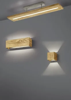 Applique murale led en bois Brad