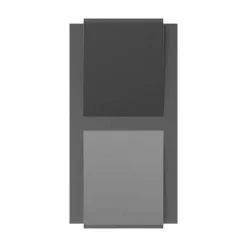 Applique murale LED Extérieure 2x6W 3en1 IP65 Gris