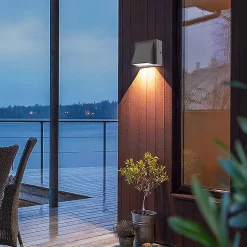 Applique murale LED Extérieure 6W 3en1 IP65 Gris