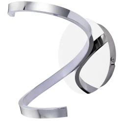 Applique murale LED intégrée Pegmati argent 400lm 6.2W IP20 GoodHome