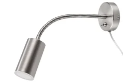 Applique murale LED intégrée Lignit 280lm 3,5W IP20 GoodHome argent