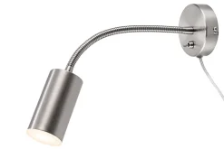 Applique murale LED intégrée Lignit 280lm 3,5W IP20 GoodHome argent