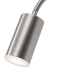 Applique murale LED intégrée Lignit 280lm 3,5W IP20 GoodHome argent