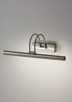 Applique murale LED intégrée Giausar 780lm 9W IP20 GoodHome argent