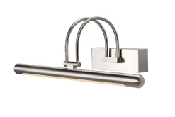 Applique murale LED intégrée Giausar 780lm 9W IP20 GoodHome argent