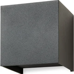 Applique murale LED intégré Katsura 814lm IP44 gris anthracite GoodHome