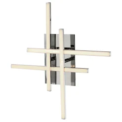 Applique murale LED intégrée Alani 660lm 10W IP20 GoodHome argent