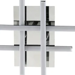 Applique murale LED intégrée Alani 660lm 10W IP20 GoodHome argent