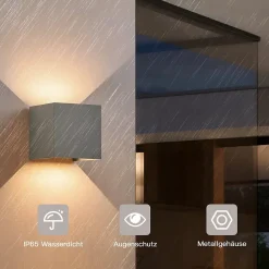 Applique Murale LED Intérieure 1er Mur - Up And Down LED Extérieur 5w