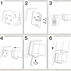 Applique Murale LED Intérieure 1er Mur - Up And Down LED Extérieur 5w