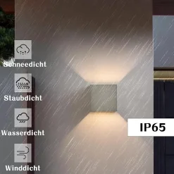 Applique Murale LED Intérieur Moderne - Éclairage Up & Down - IP65 Étanche - Design Contemporain