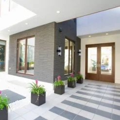 Applique Murale LED IP44 Double Faisceau Verre Argenté E27 - SILAMP