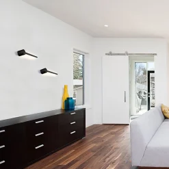 Applique murale LED minimaliste linéaire LOGAN 10W - Blanc Chaud 2700K 62cm Éclairage Intérieur Moderne pour Couloir