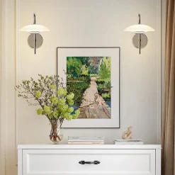 Applique murale LED NETTLIFE, design moderne, éclairage d'intérieur, éclairage de couloir, verre 3 000 K