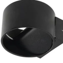 Applique murale LED Noir 8W (Eq. 64W) 4200K Diam. 100mm