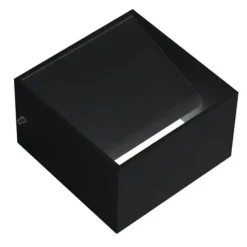Applique murale LED Noir 8W (Eq. 64W) 4200K Dim. 100x100mm