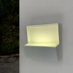 Applique Murale LED Rectangulaire 7W IP44 BLANC - Blanc Neutre 4000K - 5500K - SILAMP