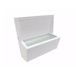 Applique Murale LED Rectangulaire 7W IP44 BLANC - Blanc Neutre 4000K - 5500K - SILAMP