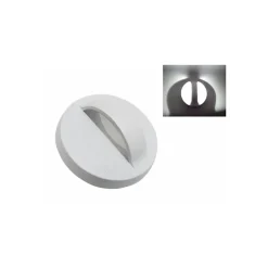 Applique Murale LED Ronde 7W IP44 BLANC - Blanc Neutre 4000K - 5500K - SILAMP