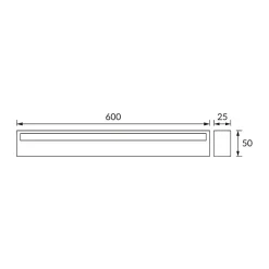 Applique Murale LED SMD 14W IP44 Noir - Blanc Neutre 4000K - 5500K - SILAMP