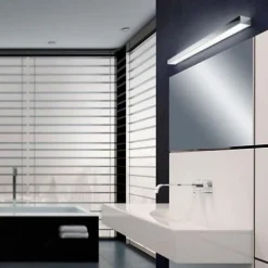 Applique Murale LED SMD 9W IP44 Noir - Blanc Neutre 4200k - 5500k - SILUMEN - Aluminium