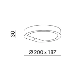 Applique murale LED solaire Nap anthracite 2,2w à piles IP54