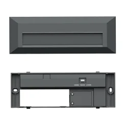 Applique murale LED VEKTA-B 3en1 3W 180lm IP65 Gris