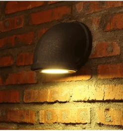 Applique Murale LED 3W Design Tuyau Couleur Rouille - Athiel