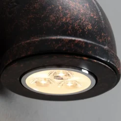 Applique Murale LED 3W Design Tuyau Couleur Rouille - Athiel