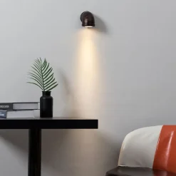 Applique Murale LED 3W Design Tuyau Couleur Rouille - Athiel