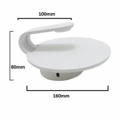 Applique Murale LED 5W IP40 avec Réflecteur - Blanc Froid 6000K - 8000K