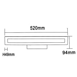 Applique Murale LED 12W IP44 - SILUMEN - Salle de Bain Moderne