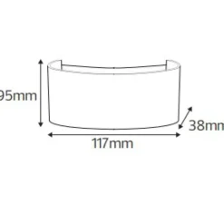Applique murale LED 4W 4200K IP65