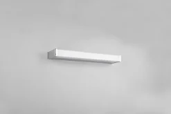 Applique Murale LED, 6,5W, 750lm, 3000K, IP44, Chrome et Blanc - Trio - Fabio