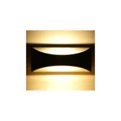 Applique Murale LED 12W 460lm 120 230V IP65 - Blanc Chaud 3000K