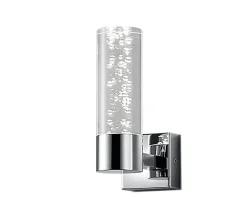 Applique Murale LED 3,1W, 310lm, 3000K, IP44, Chrome et Transparent - Trio - Bolsa