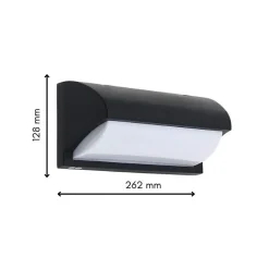 Applique Murale LED 30W Noire IP65 - Blanc Chaud 2300K - 3500K - SILAMP