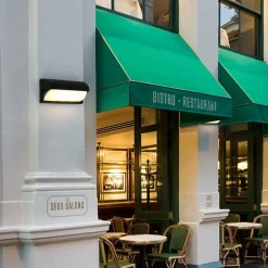 Applique Murale LED 30W Noire IP65 - Blanc Chaud 2300K - 3500K - SILAMP