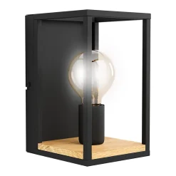 Applique murale Libertad E27 IP20 40W L.36xH.8cm noir Eglo