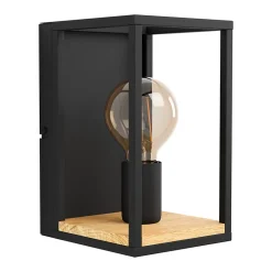 Applique murale Libertad E27 IP20 40W L.36xH.8cm noir Eglo