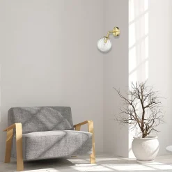 Applique murale Light Prestige Arette dorée 1 x G9 1 pc.