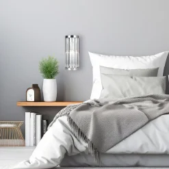 Applique murale Light Prestige Vetro chromée 1 x E14 1 pc.