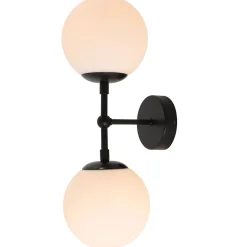 Applique murale Light Prestige Dorado noire 2 x E14 1 pc.
